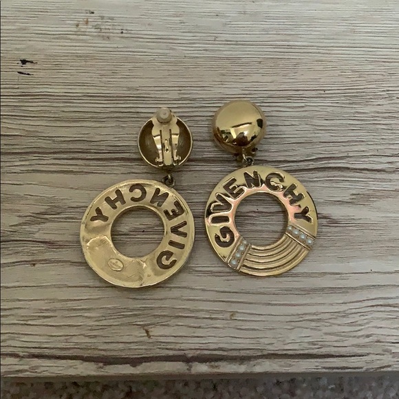 Vintage Givenchy Clip on Earrings - Picture 2 of 2
